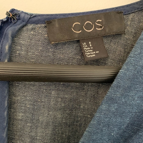 COS Denim Twist Top Dress - Picture 4 of 4